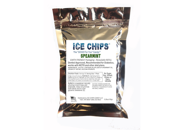 ICE CHIPS® Spearmint Xylitol Mints